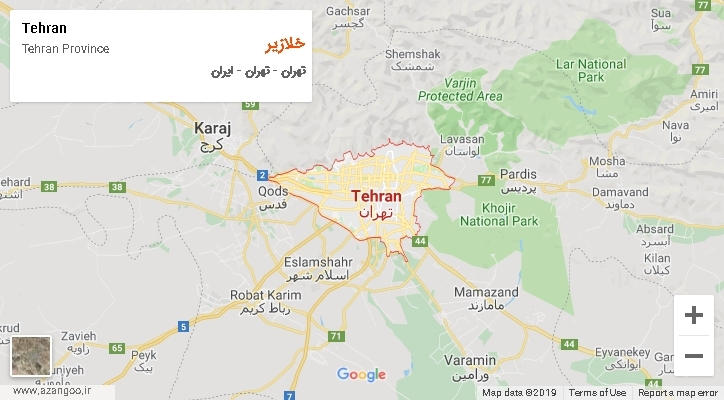 دهستان خلازیر بر روی نقشه