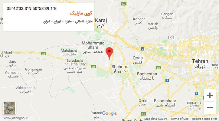 روستای کوی مارلیک بر روی نقشه