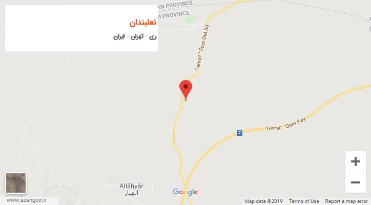 شهر نعلبندان بر روی نقشه