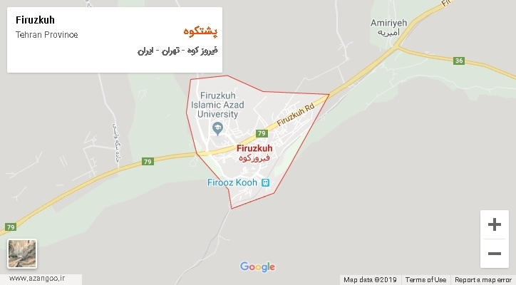دهستان پشتکوه بر روی نقشه