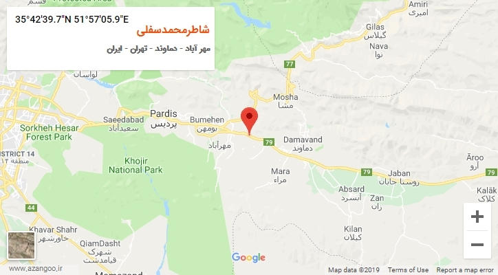 روستای شاطرمحمدسفلی بر روی نقشه