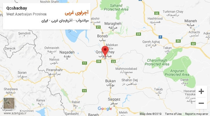 دهستان آجرلوی غربی بر روی نقشه