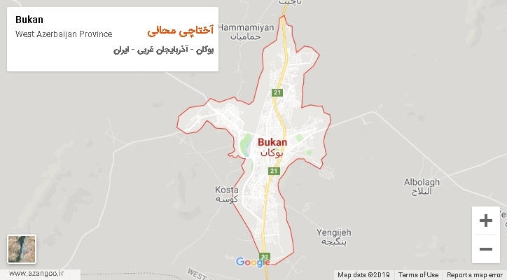 دهستان آختاچی محالی بر روی نقشه