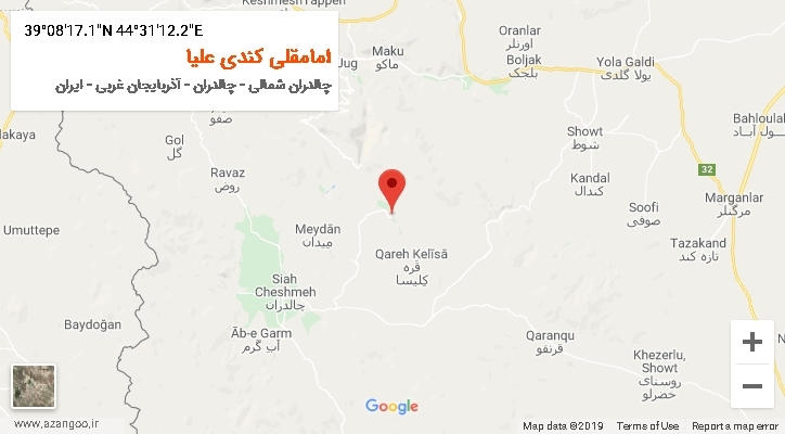 روستای امامقلی کندی علیا بر روی نقشه