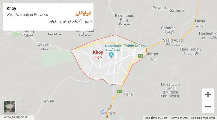 دهستان ایواوغلی بر روی نقشه