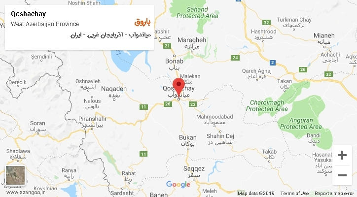 دهستان باروق بر روی نقشه
