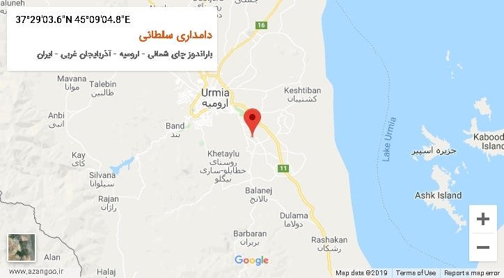 روستای دامداری سلطانی بر روی نقشه