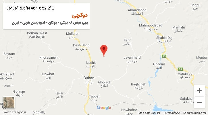 روستای دوکچی بر روی نقشه