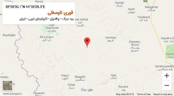 روستای قوری ناوسفلی بر روی نقشه