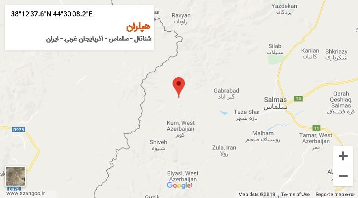 روستای هپلران بر روی نقشه