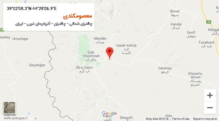 روستای معصومکندی بر روی نقشه