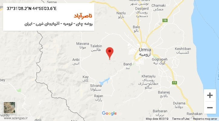 روستای ناصرآباد بر روی نقشه