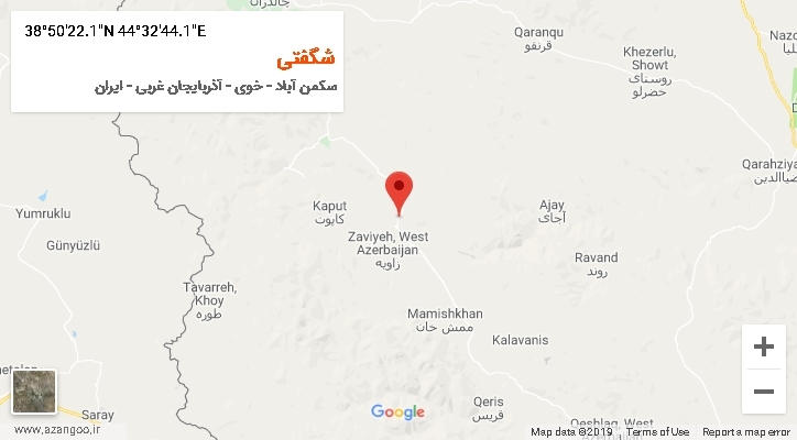 روستای شگفتی بر روی نقشه