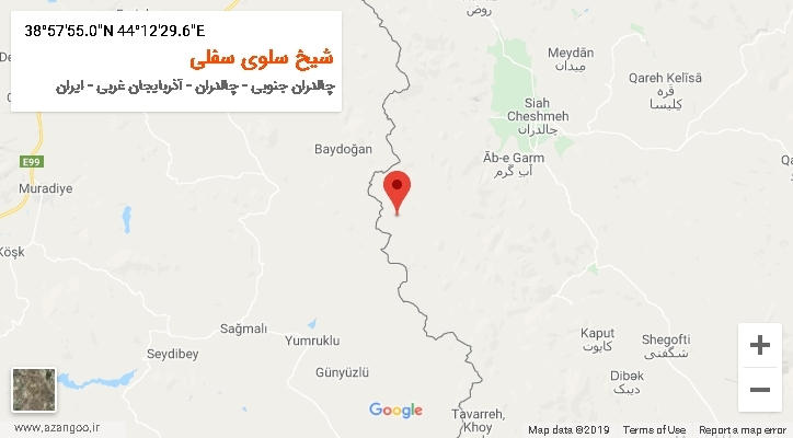 روستای شیخ سلوی سفلی بر روی نقشه