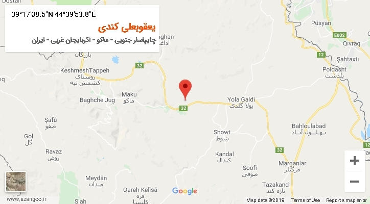 روستای یعقوبعلی کندی بر روی نقشه
