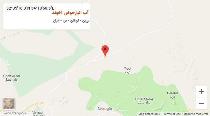 روستای آب انبارحوض اخوند بر روی نقشه