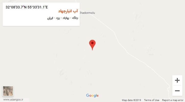روستای آب انبارجهاد بر روی نقشه