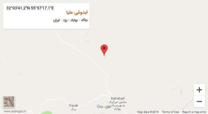 روستای ابدوغی علیا بر روی نقشه