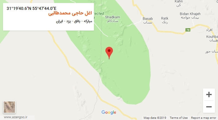 روستای اغل حاجی محمدطالبی بر روی نقشه