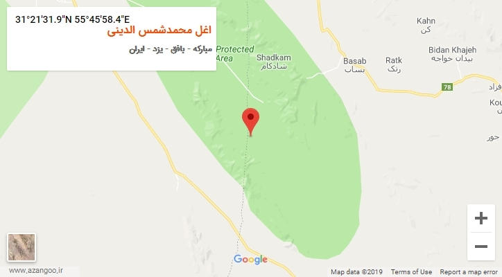روستای اغل محمدشمس الدینی بر روی نقشه
