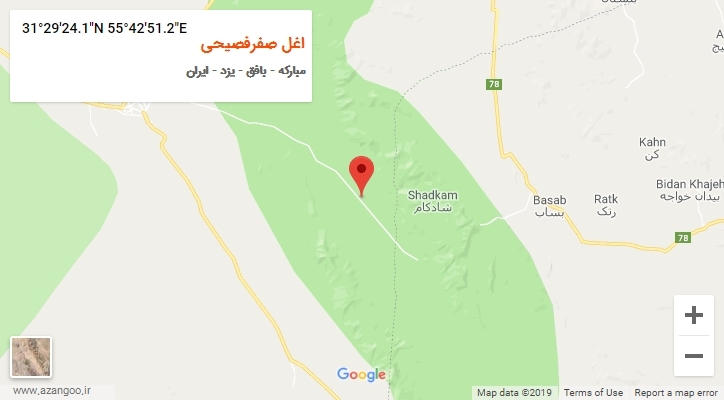 روستای اغل صفرفصیحی بر روی نقشه