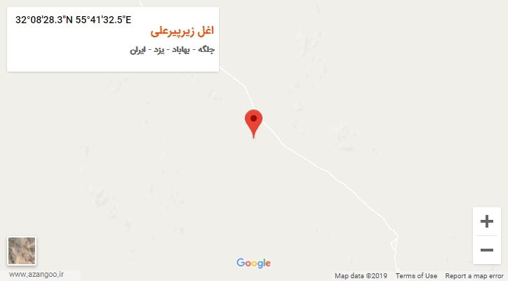 روستای اغل زیرپیرعلی بر روی نقشه