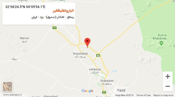 روستای انباروتغلیظقیر بر روی نقشه