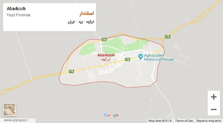 دهستان اسفندار بر روی نقشه