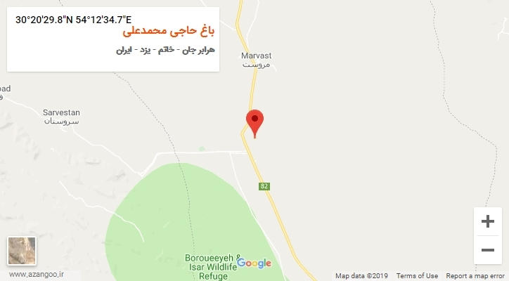 روستای باغ حاجی محمدعلی بر روی نقشه