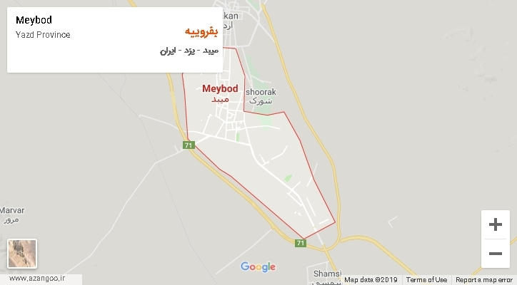 دهستان بفروییه بر روی نقشه