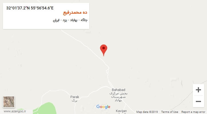 روستای ده محمدرفیع بر روی نقشه