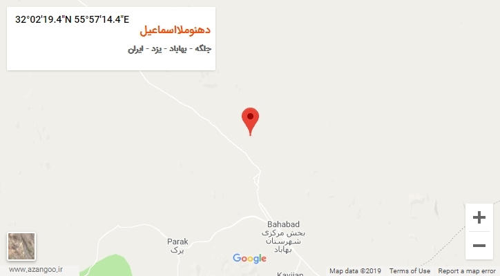 روستای دهنوملااسماعیل بر روی نقشه