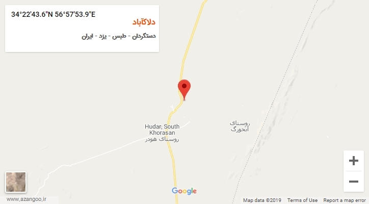 روستای دلاکآباد بر روی نقشه