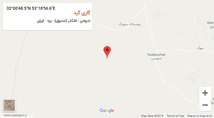 روستای گاری گرد بر روی نقشه