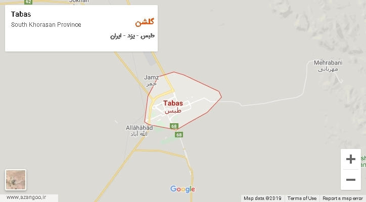 دهستان گلشن بر روی نقشه
