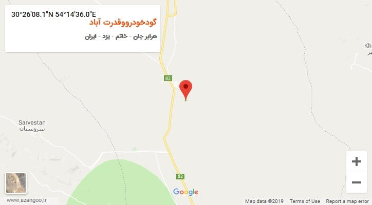 روستای گودخودرووقدرت آباد بر روی نقشه