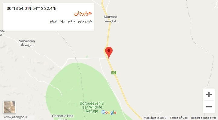 روستای هرابرجان بر روی نقشه