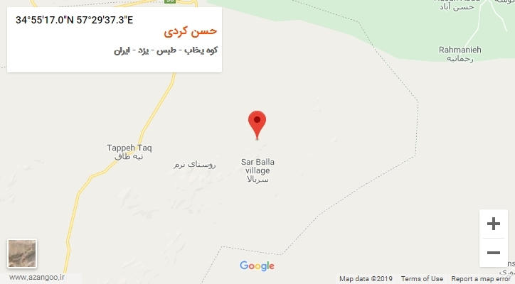 روستای حسن کردی بر روی نقشه