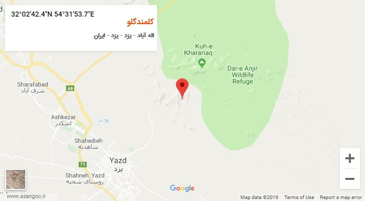 روستای کلمندگلو بر روی نقشه