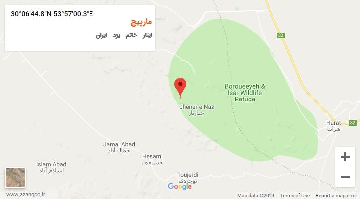 روستای مارپیچ بر روی نقشه
