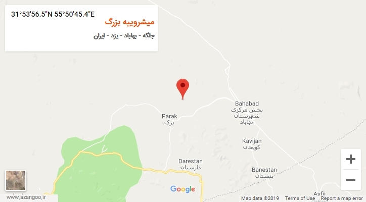 روستای میشروییه بزرگ بر روی نقشه