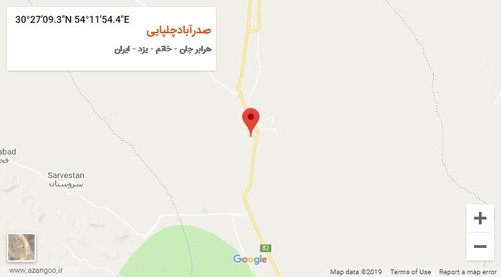 روستای صدرآبادچلپایی بر روی نقشه