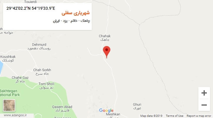 روستای شهریاری سفلی بر روی نقشه