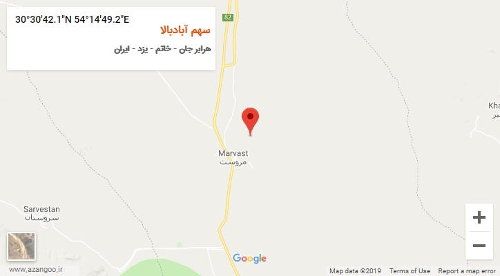 روستای سهم آبادبالا بر روی نقشه