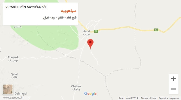 روستای سیاهوییه بر روی نقشه