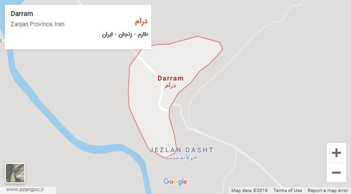 شهر درام بر روی نقشه
