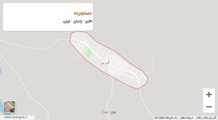 دهستان دستجرده بر روی نقشه