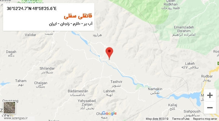 روستای قانقلی سفلی بر روی نقشه