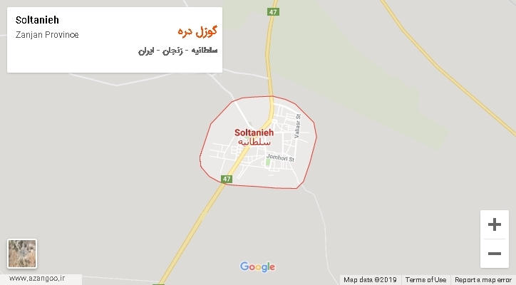 دهستان گوزل دره بر روی نقشه
