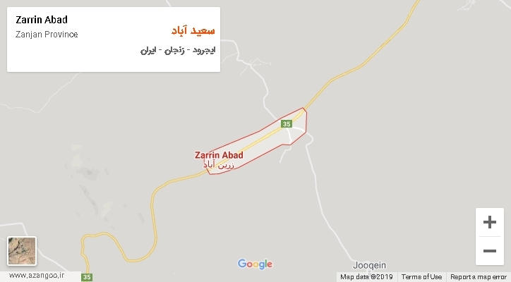 دهستان سعید آباد بر روی نقشه